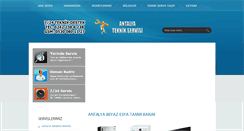 Desktop Screenshot of antalyayetkiliservisi.com